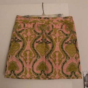 J Crew Printed Mini Skirt